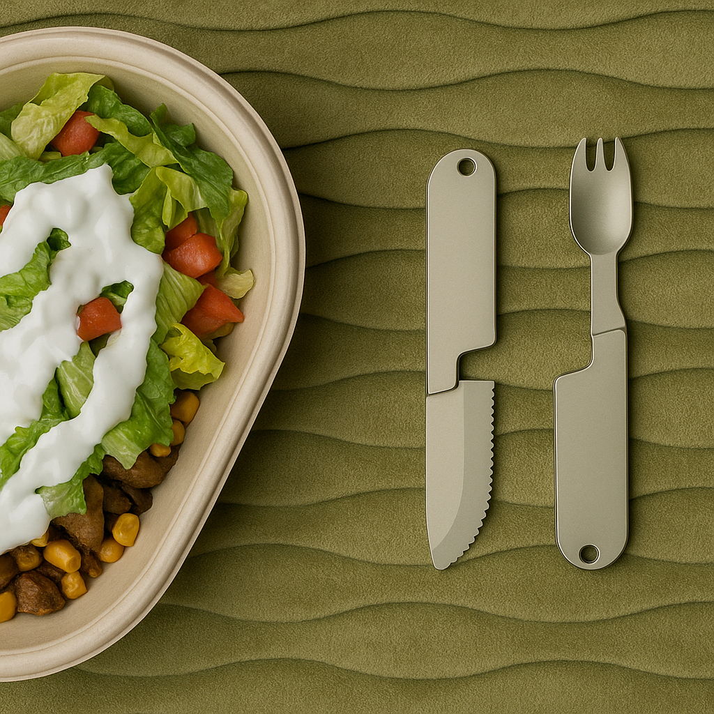 Slice & Spear: 2-in-1 Utensils Set™