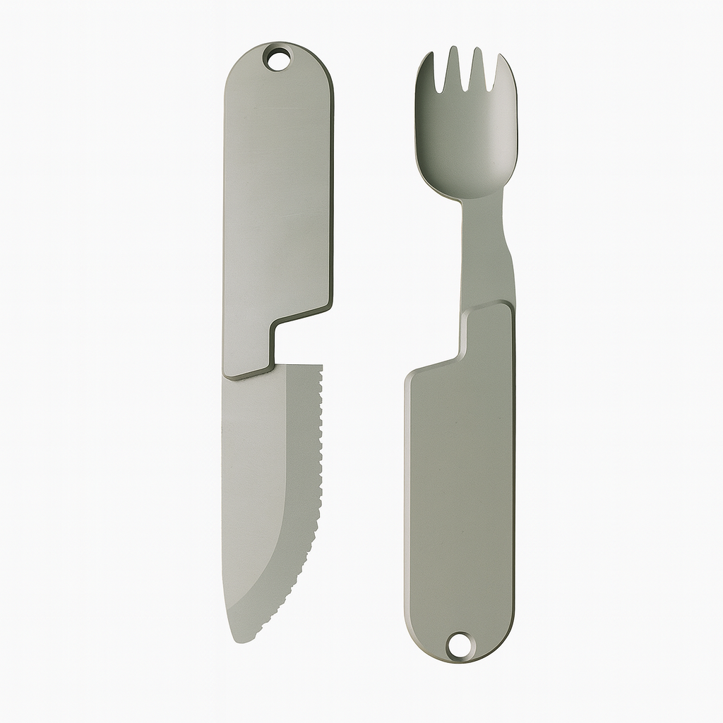 Slice & Spear: 2-in-1 Utensils Set™