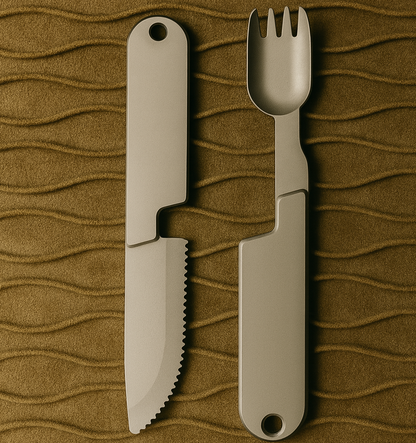 Slice & Spear: 2-in-1 Utensils Set™
